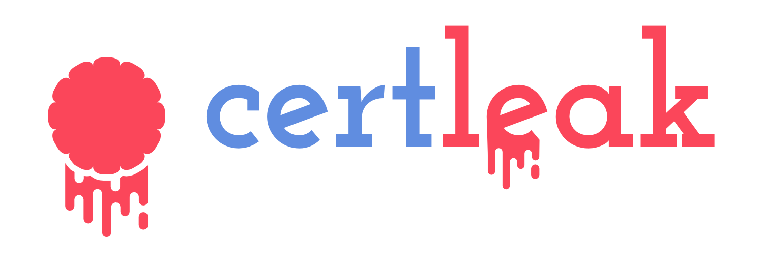 certleak logo created by https://t.me/AboutTheDot
