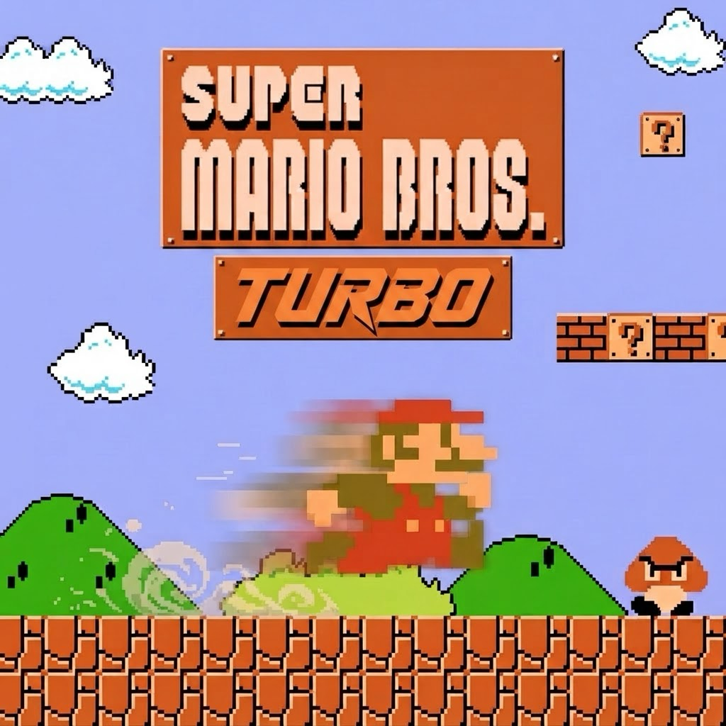 SuperMarioBrosNes-turbo logo