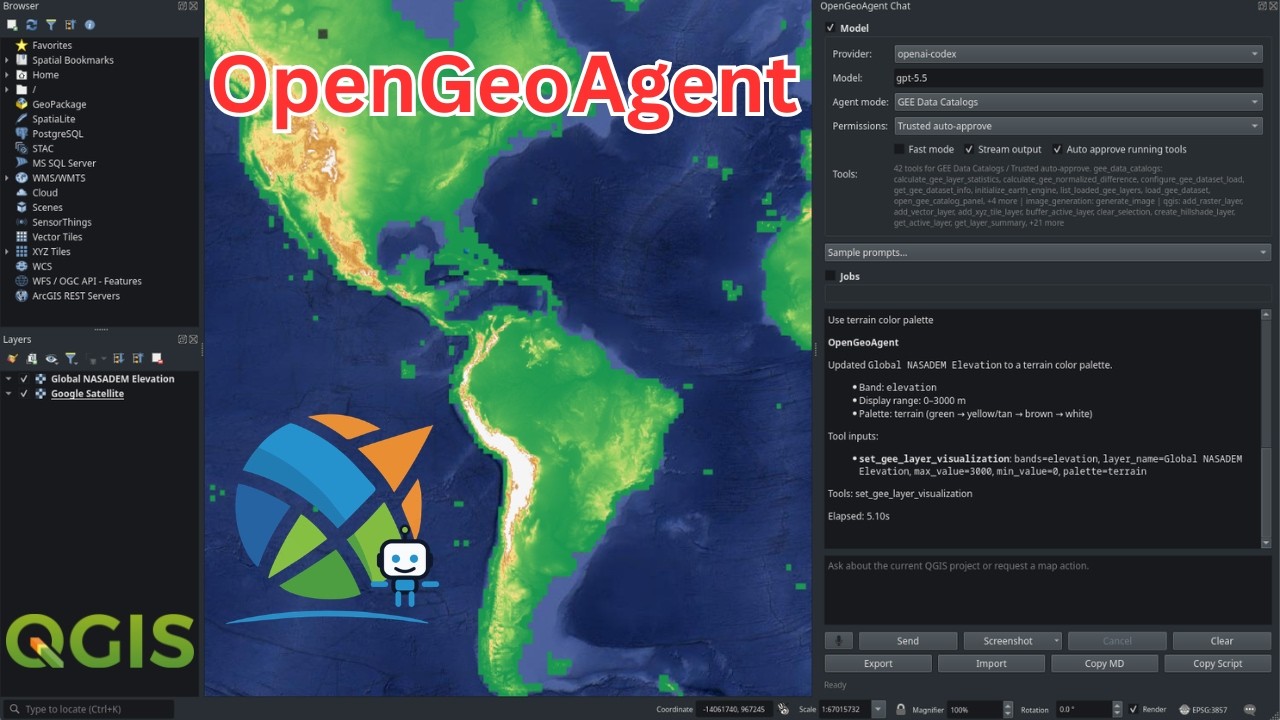 OpenGeoAgent video tutorial