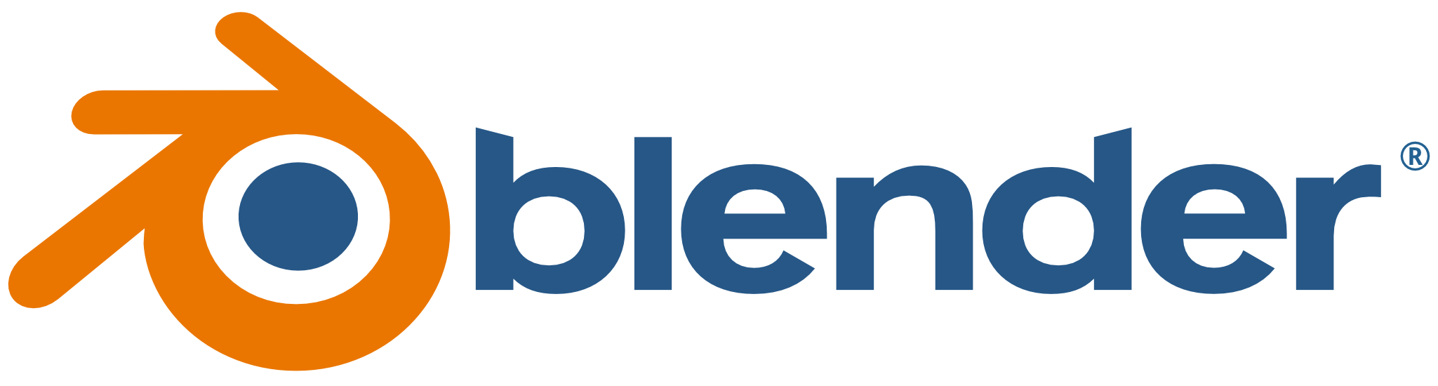The Blender logo.