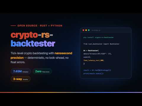 Your Crypto Backtest Is Lying to You - Fix It with Rust | crypto-rs-backtester