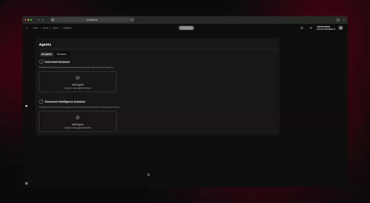 Agent configurator demo