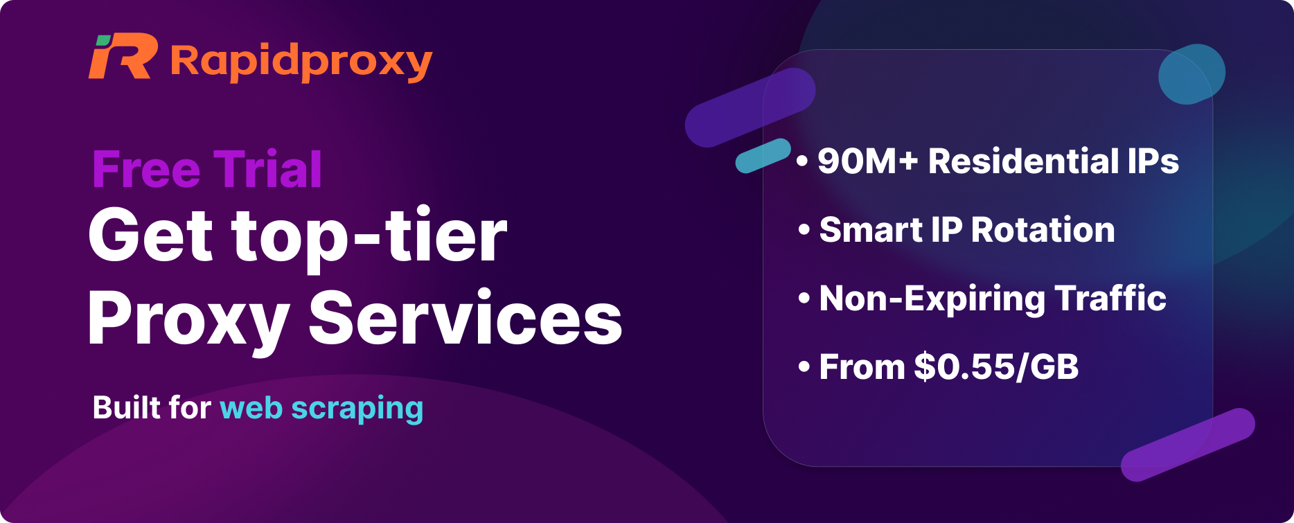 RapidProxy — Residential and ISP Proxies for Web Scraping