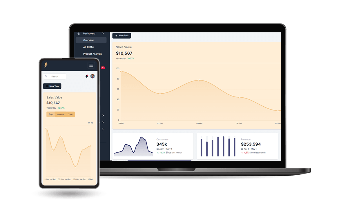 Volt Dashboard PRO - Starter generated by AppSeed.