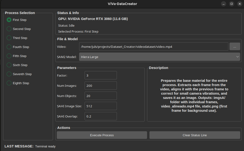 ViVa-DataCreator GUI