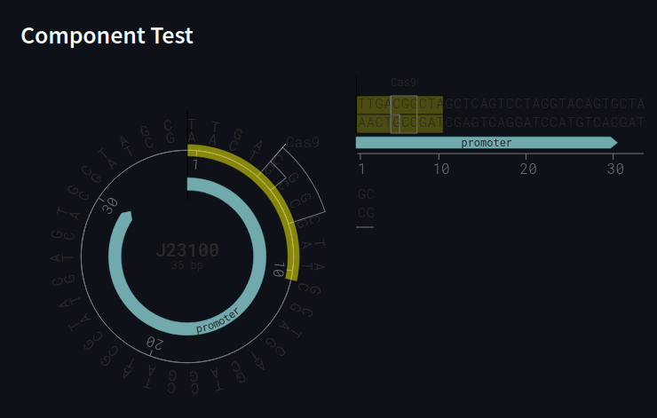 Streamlit sample dark theme