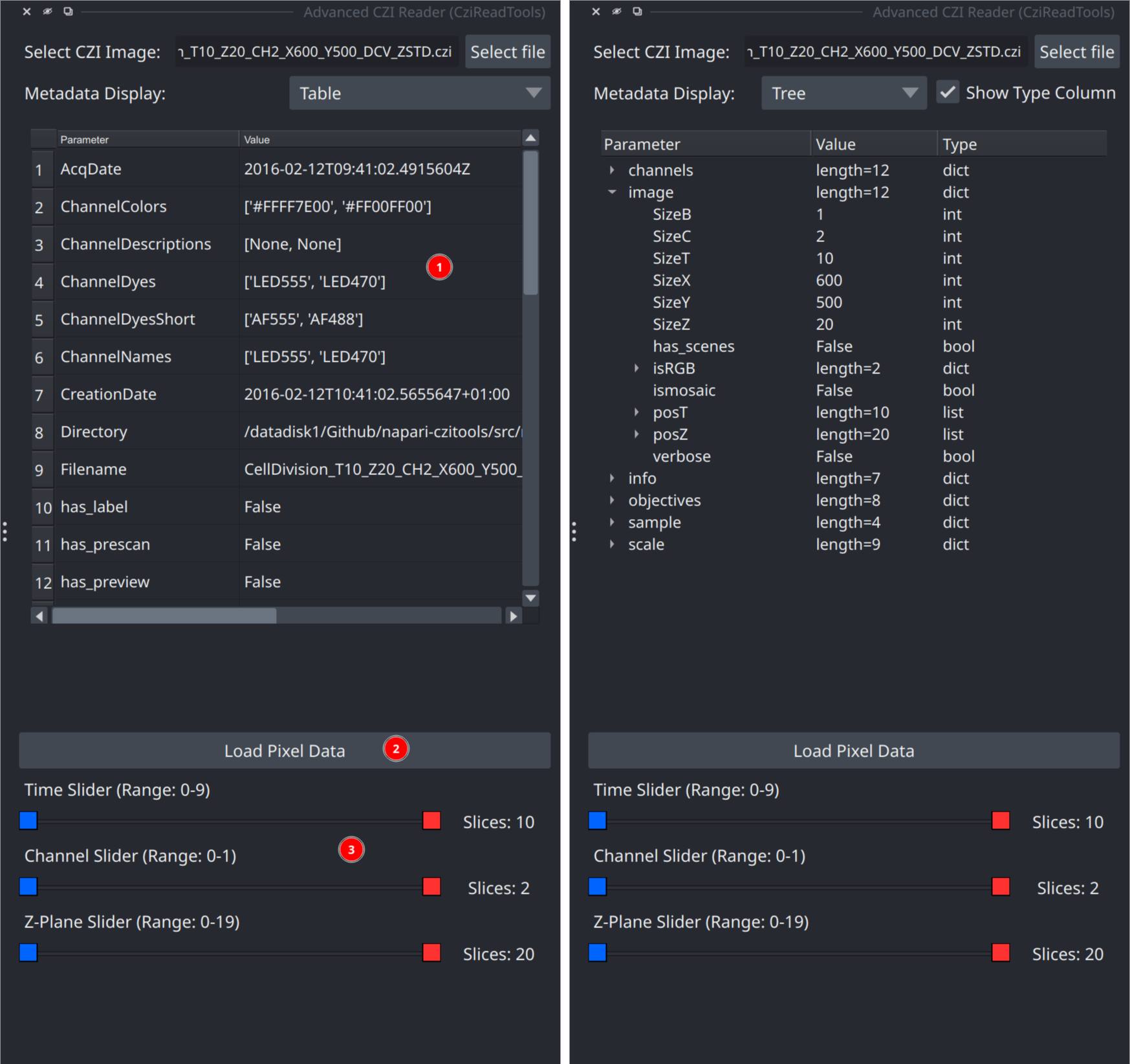 Advanced CZI Reader - Plugin