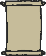 a doodle of a paper scroll