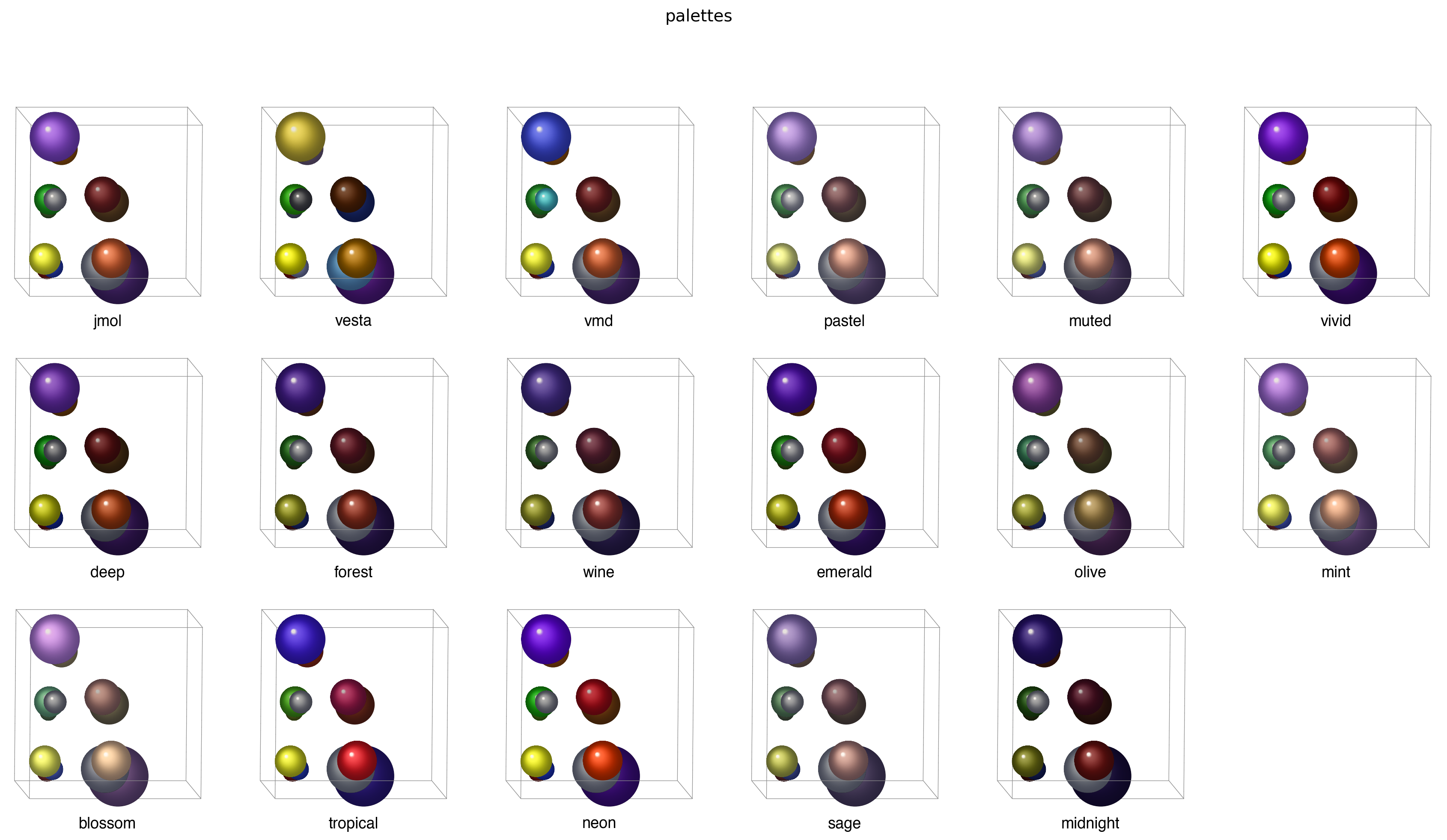 palettes