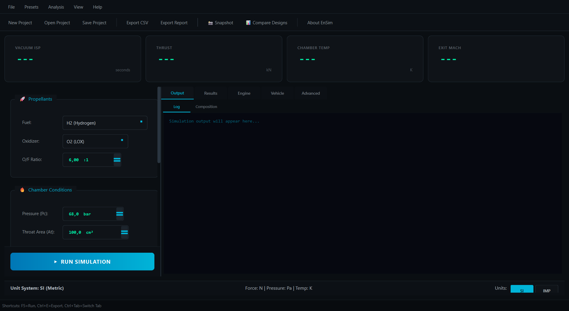 EnSim Interface