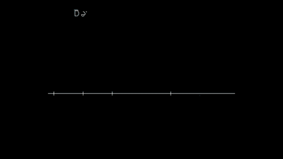 A secant line converging to the tangent of a parabola