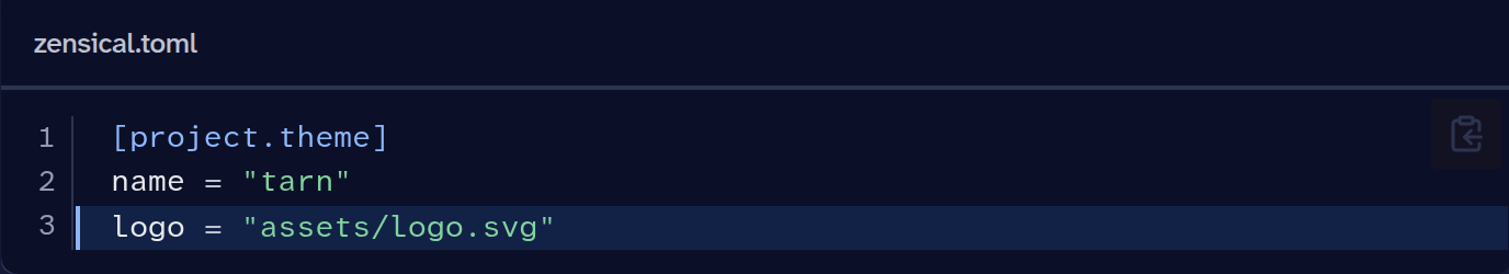 Code block, dark