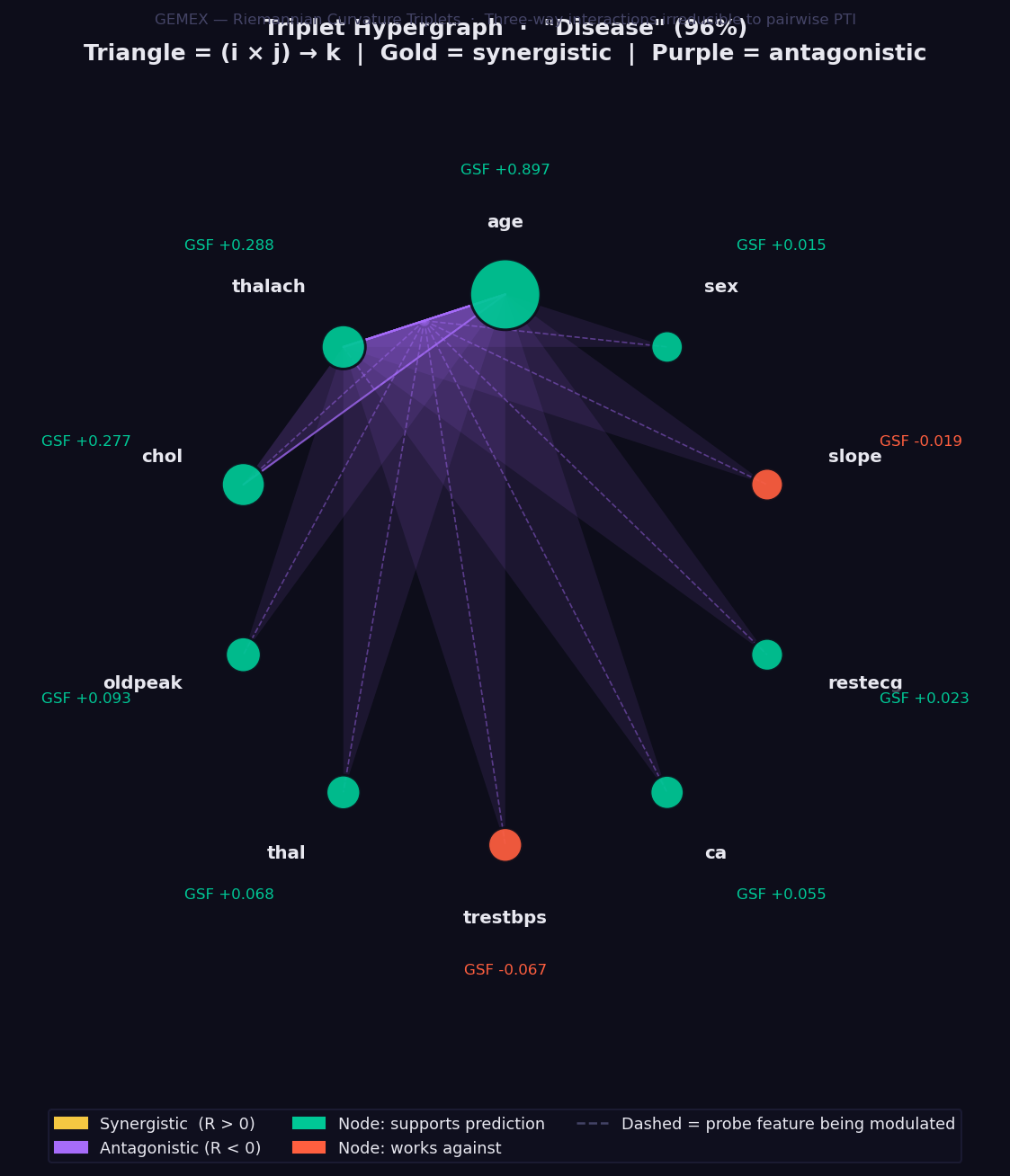 GEMEX triplet hypergraph