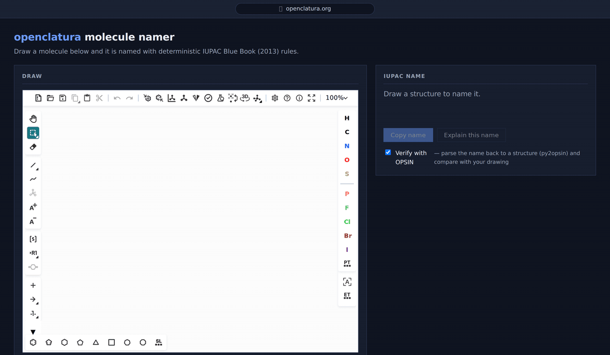 openclatura demo