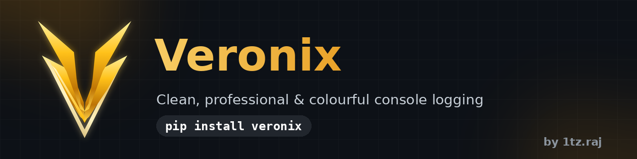 Veronix - colourful Python logging by 1tz.raj