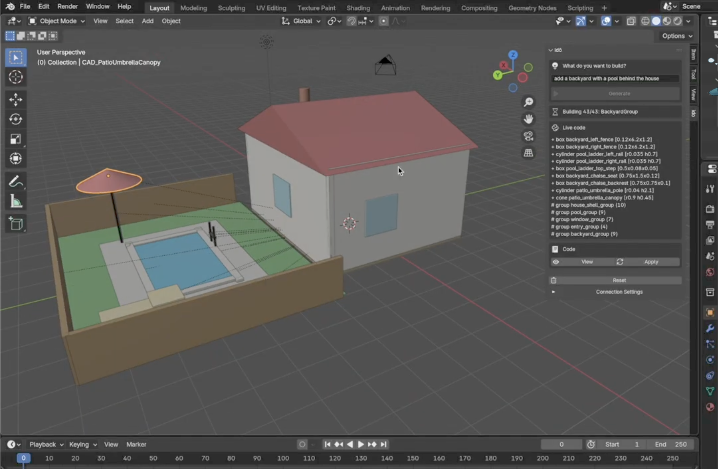 Blender example 6