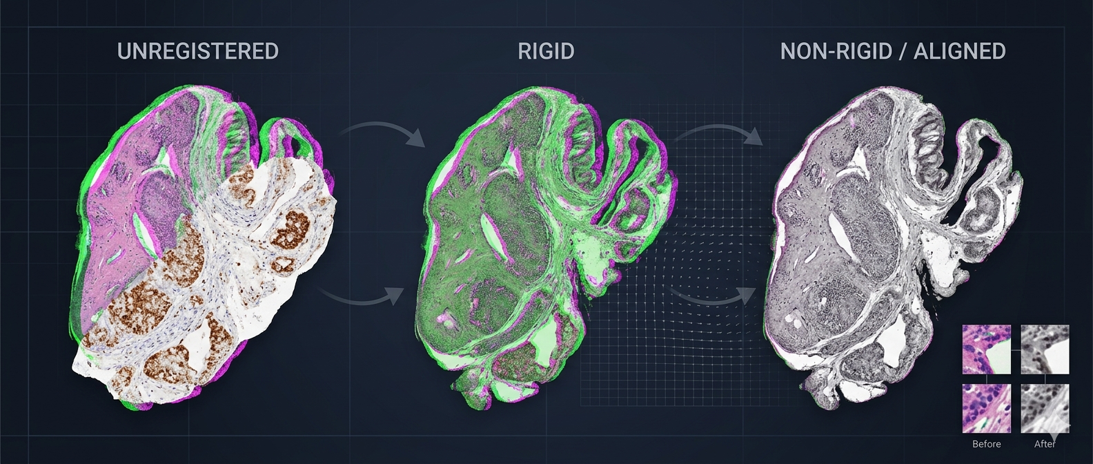 HISAlign registration before/after
