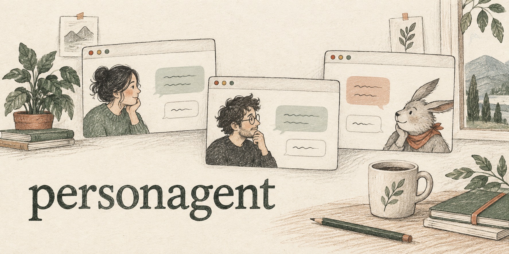 personagent — illustrated conversations