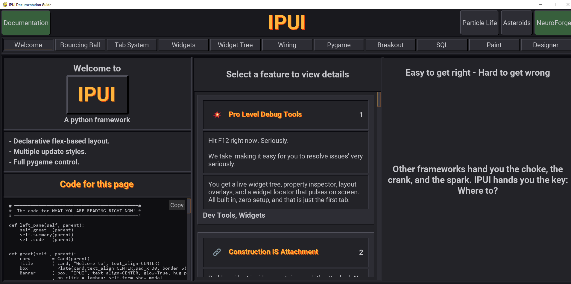 Showcase Screenshot