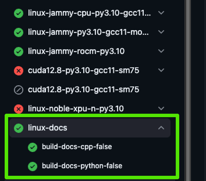 View Docs jobs