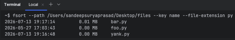 fsort