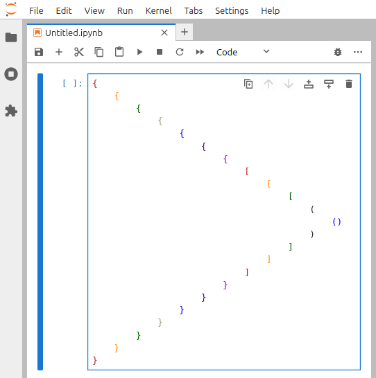 rainbow brackets in light mode