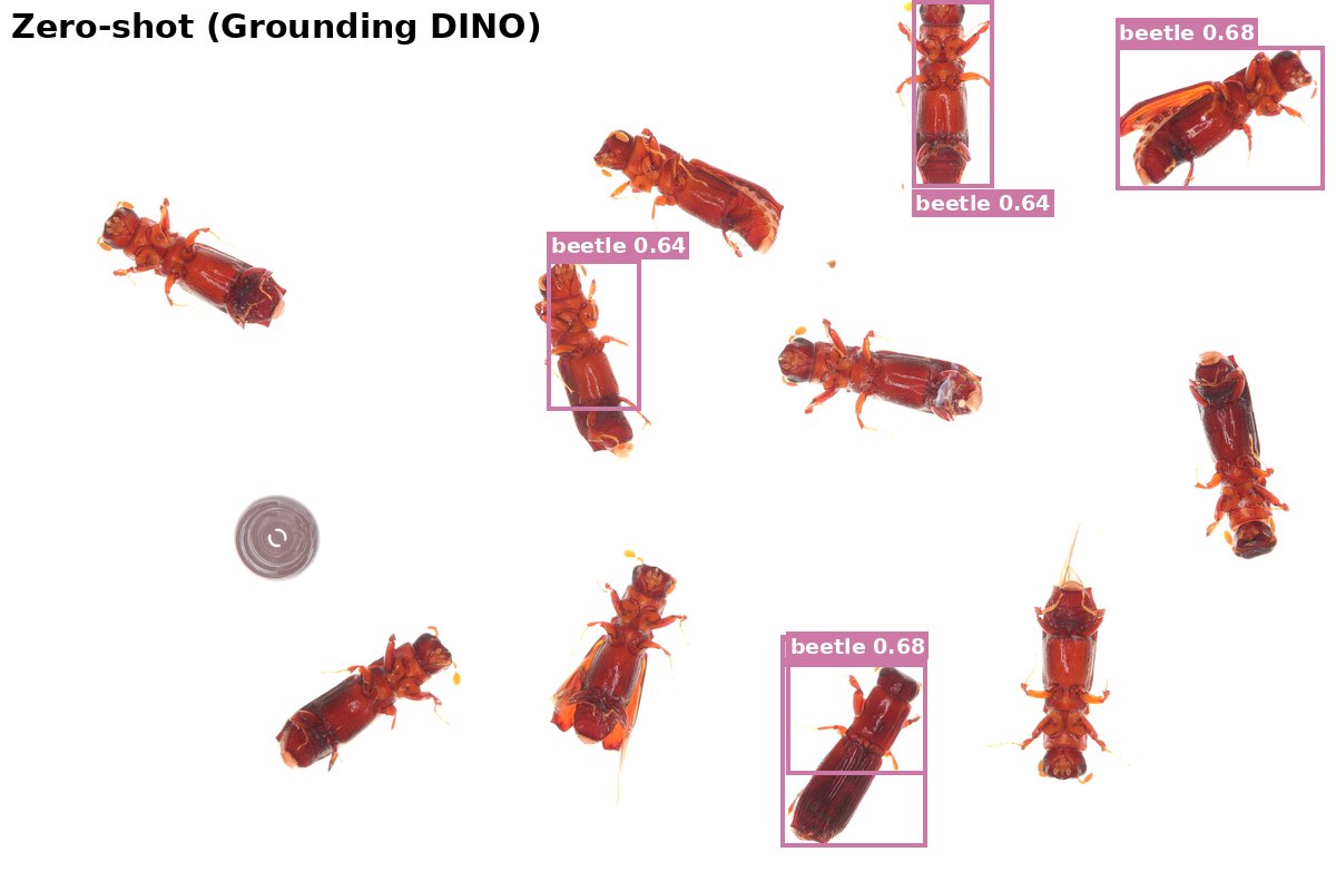 Zero-shot detection