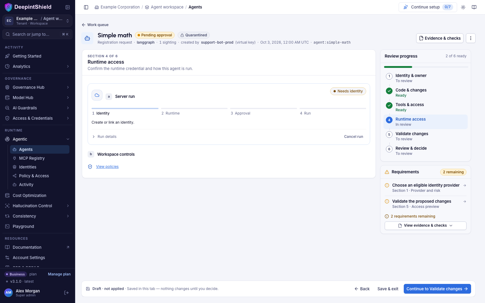 DeepIntShield 3.1.0 registration review and managed Server run