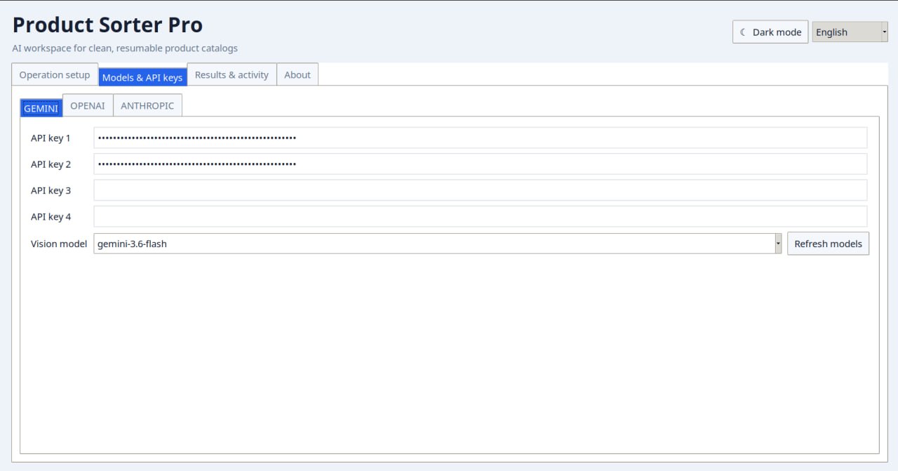 Gemini API key workspace