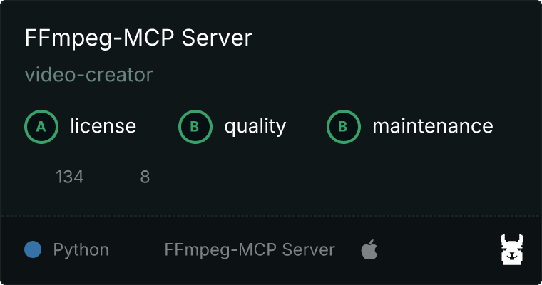 FFmpeg-Server MCP server