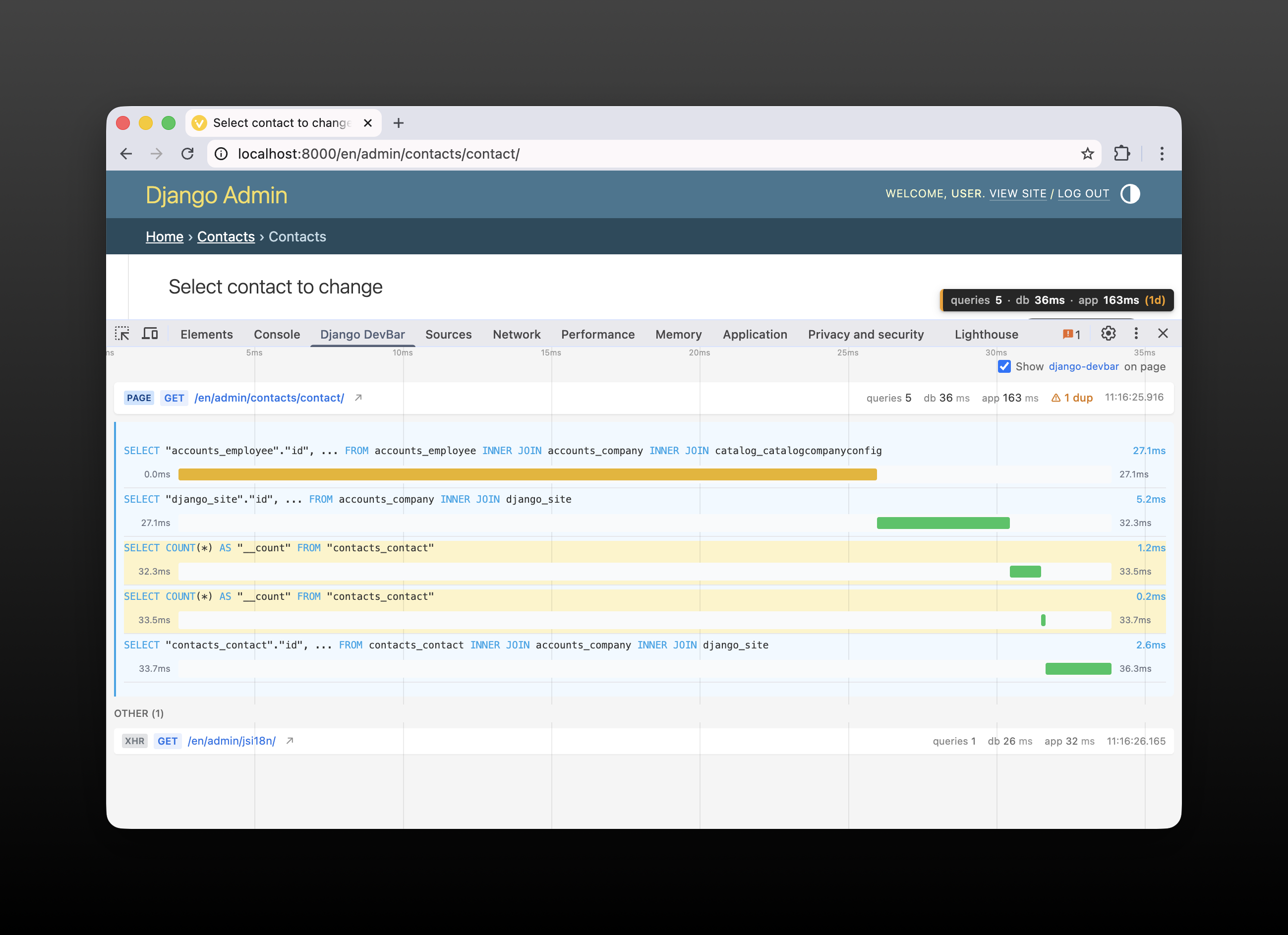 Chrome DevTools extension