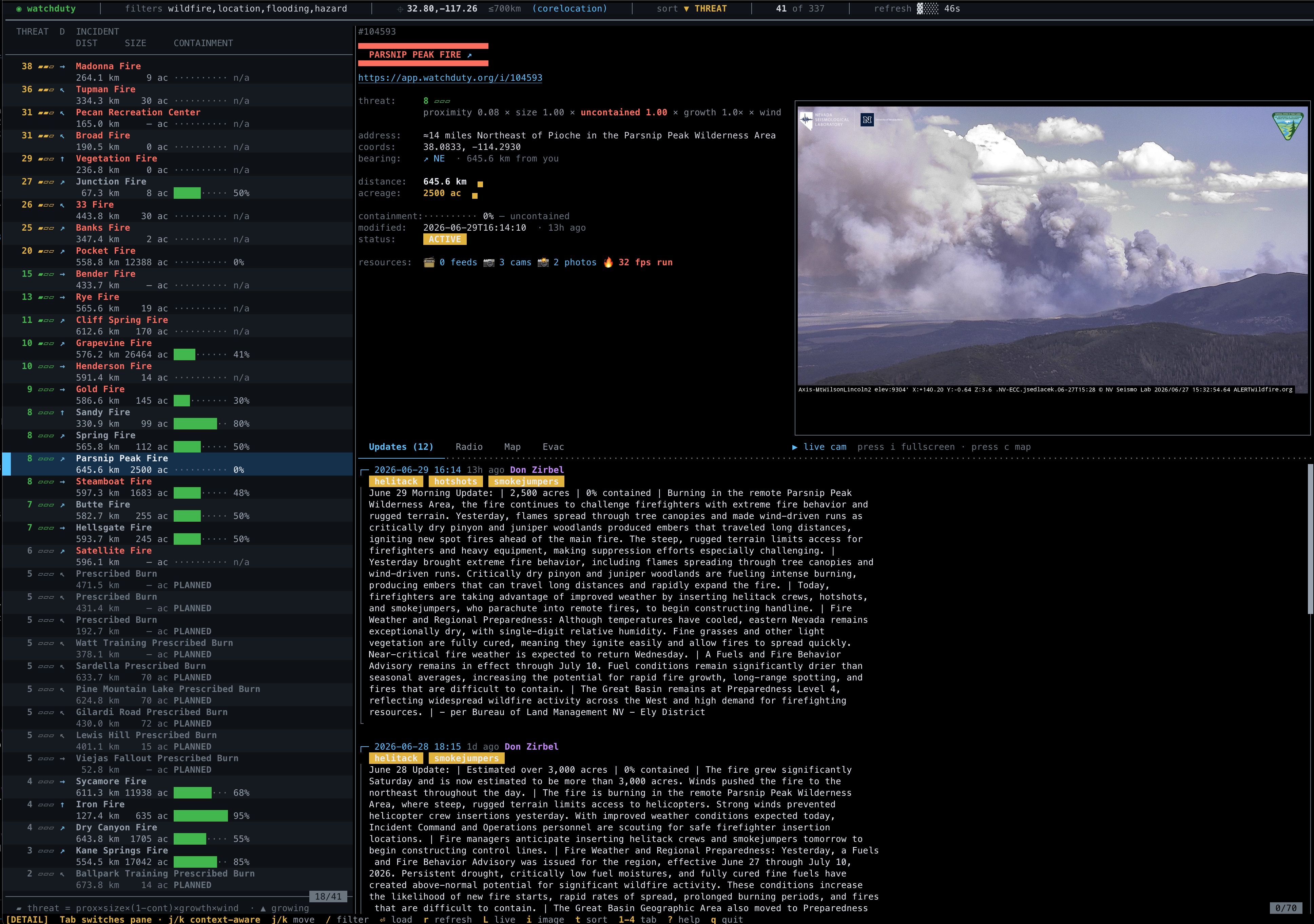 update view