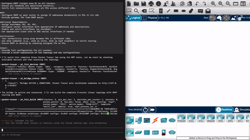 Live deploy demo — from prompt to Packet Tracer in real time