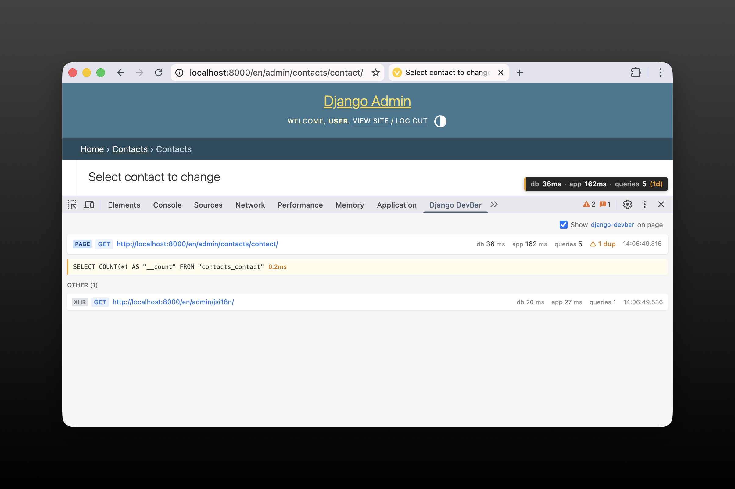 Chrome DevTools extension