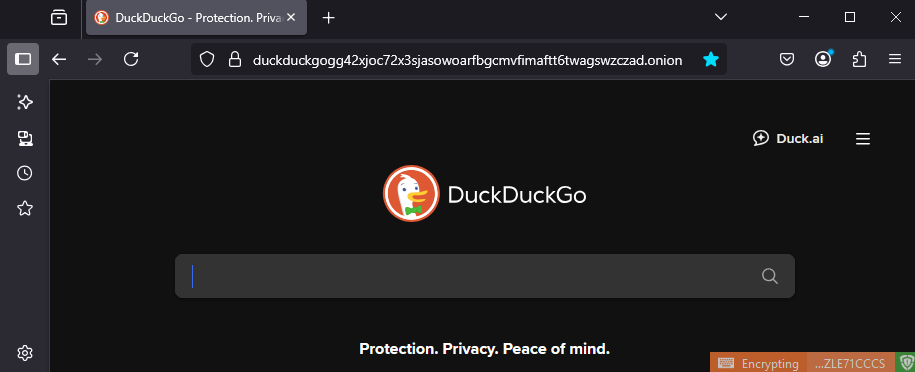 DuckDuckGo Onion Site
