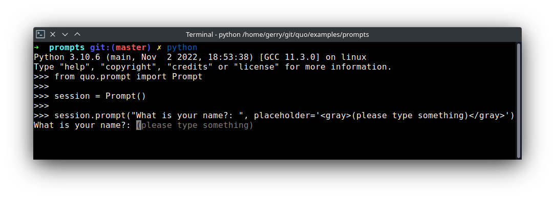quo · PyPI
