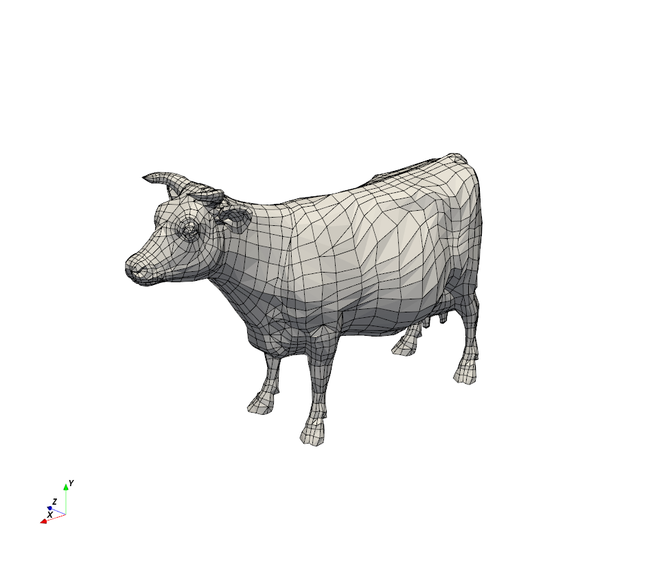 original cow mesh