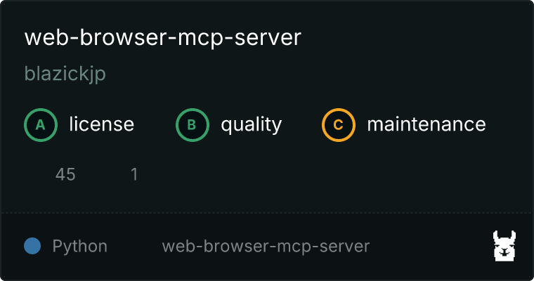 web-browser-mcp-server MCP server