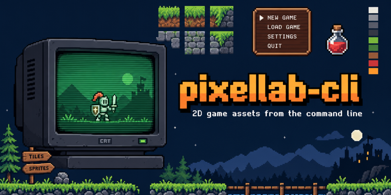 pixellab-cli - 2D game assets from the command line