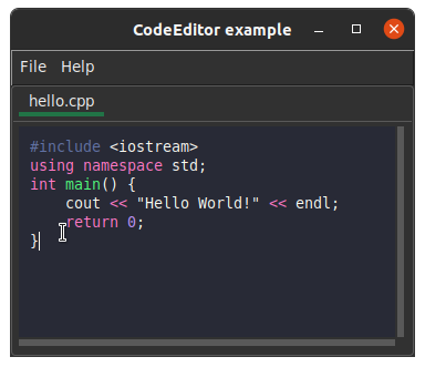 CodeEditor