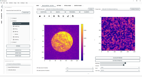 Main Window of 4D-Explorer