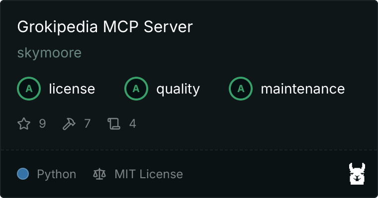 Grokipedia MCP Server