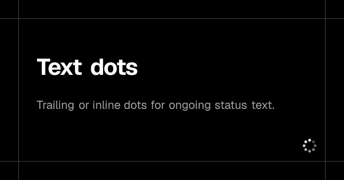 text-dots