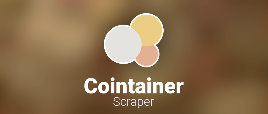 Cointainer-Scraper Banner