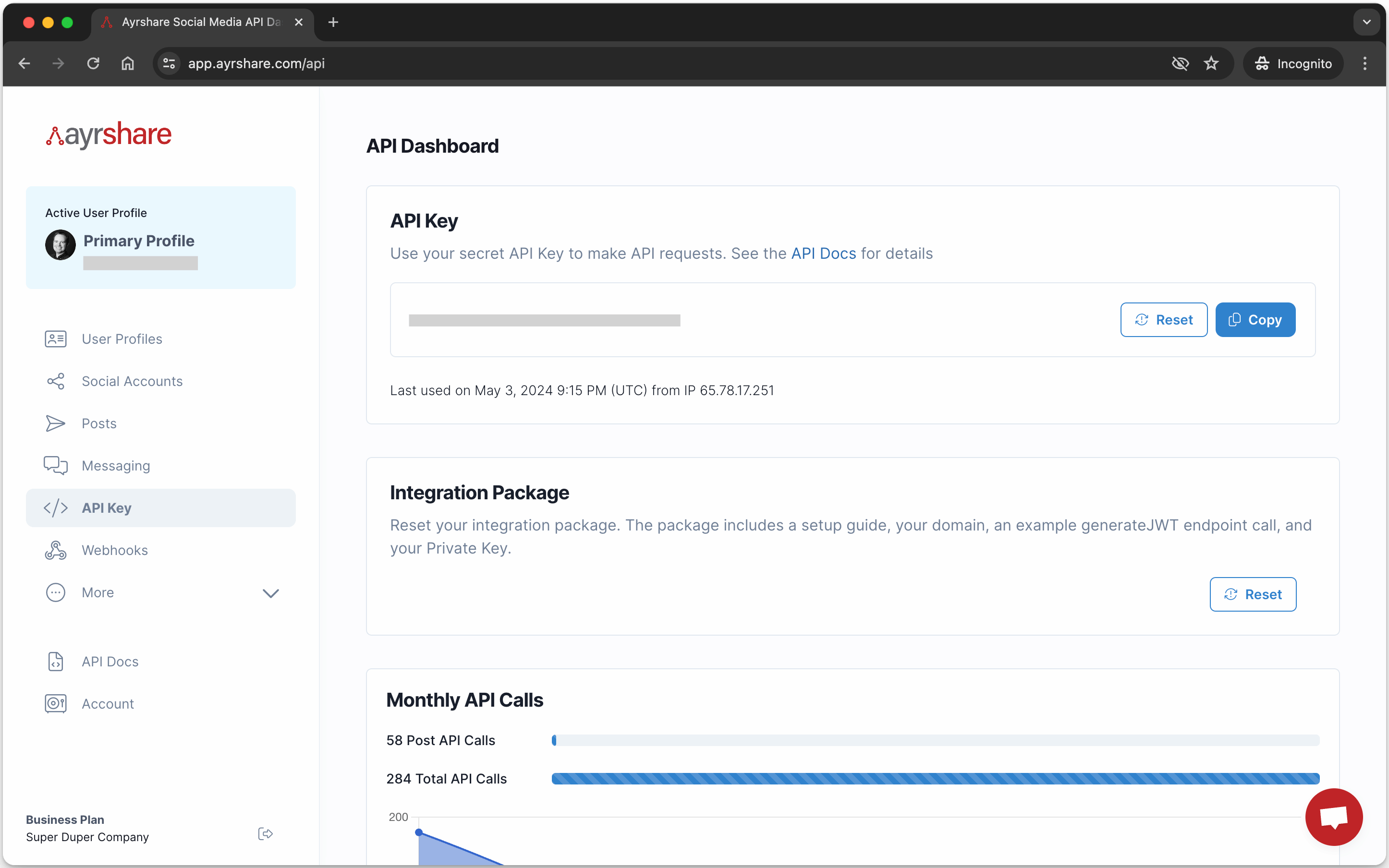 alt API Key