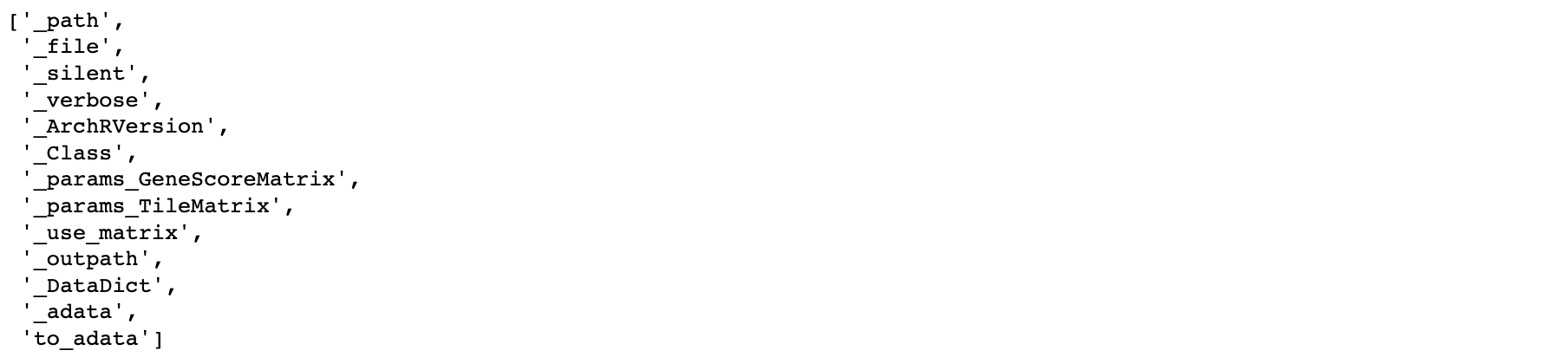 adata-GeneScoreMatrix-ArrowClass-attributes