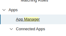 Go to App Manager