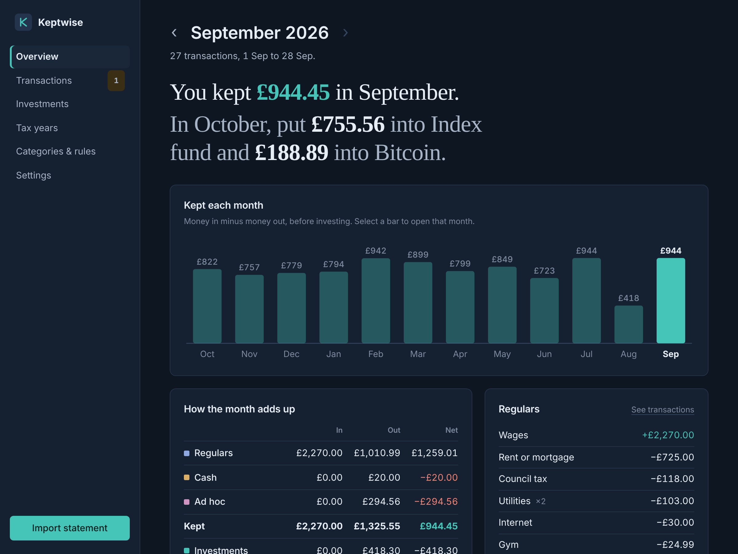 Dark mode