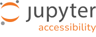 Jupyter Accessibility logo