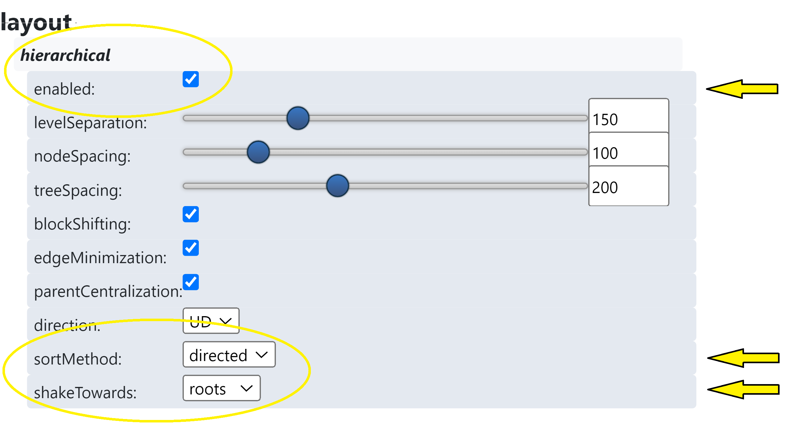 Settings Panel